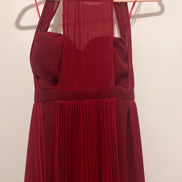 Super Classy Maxi evening dress with flow drapery sides - Picture 5 of 9